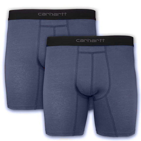 Navy Men's 2-Pack 8" Basic Boxer Briefs UU0125