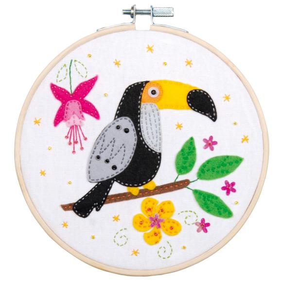 Toucan Felt Applique Kit V0180500