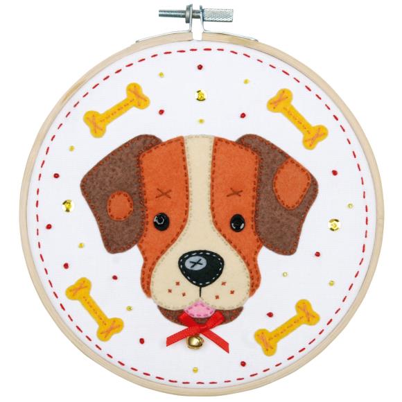 Dog Felt Applique Kit V0186178