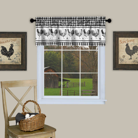 Black Rooster curtains