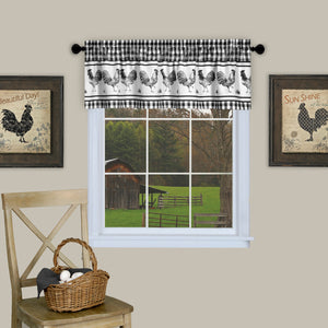 Black Rooster curtains