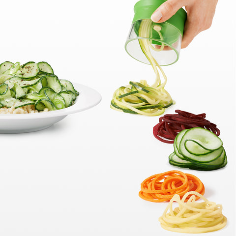 Spiralizer in use