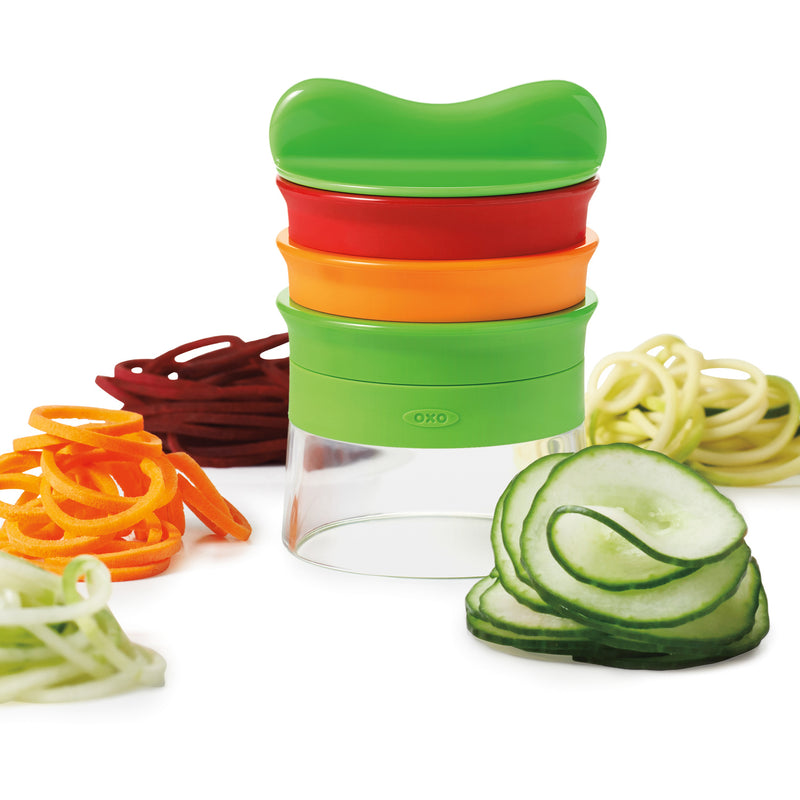 Cheers US Handheld Spiralizer Vegetable Slicer,4 in 1 Heavy Duty