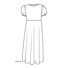 Girls' Slim Dress Patterns View B