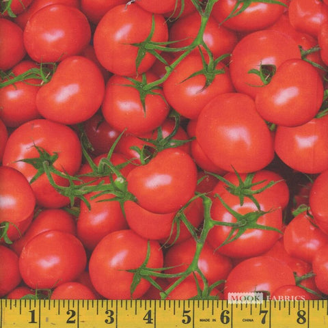 vine tomato, Fruits and Veggies Cotton Fabric 1125