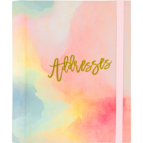 Watercolor Sunset Address book