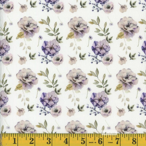 white, Leona Pine Skin Fabric 1415