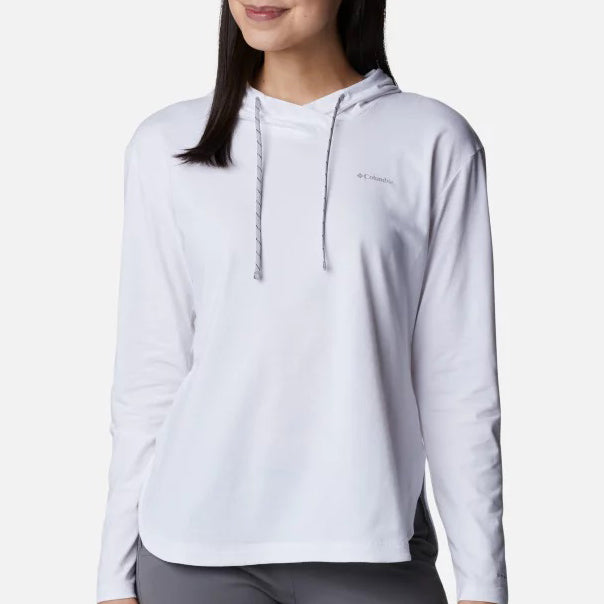 Columbia Women's White Sun Trek Pullover Hoodie 1931811