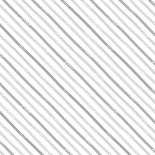 Hello Sunbeam Collection Diagonal Stripes Cotton Fabric White