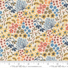 Nutmeg Collection Small Floral Cotton Fabric white