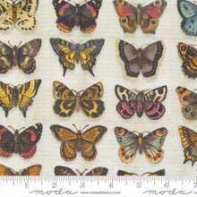 Junk Journal Collection Butterflies Cotton Fabric white