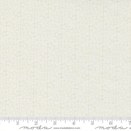 Junk Journal Collection Damask Cotton Fabric white