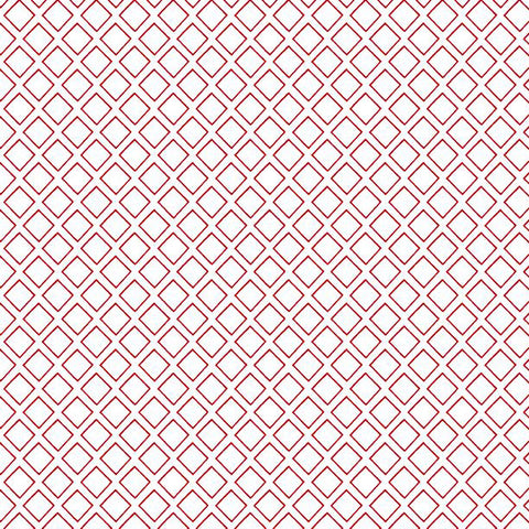 Colors of Summer Collection Diamonds Cotton Fabric 23707 white