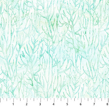white, Coral Reef Collection Coral Cotton Fabric DP28882
