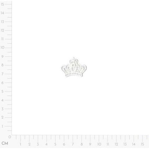 white, Lace Crown Applique M16160