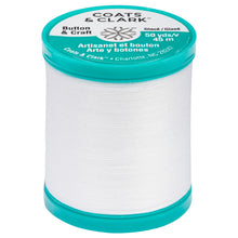 White heavy-duty thread