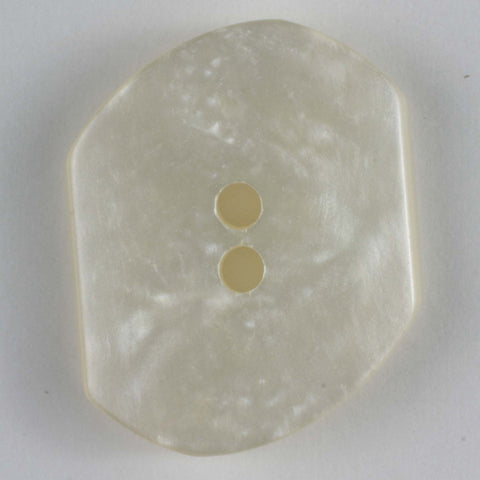 White two-hole button
