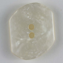 White two-hole button