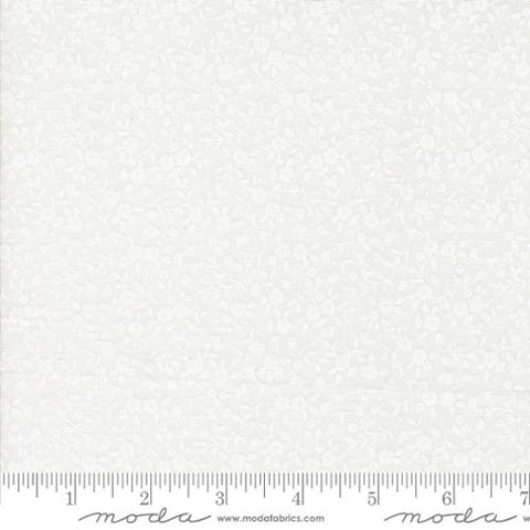 white on white, Sun Drenched Collection Tiny Floral Toss Cotton Fabric 43205
