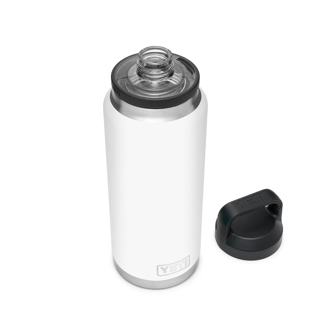 White Rambler Bottle with Chug Cap