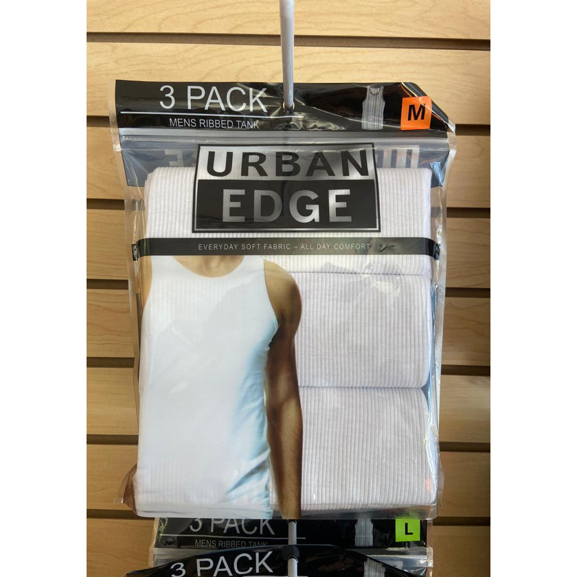 Men's Solid Colored Urban Edge Boxer Briefs - Sizes Medium-2XL - 6 Pack