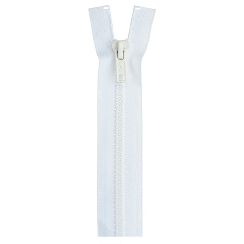 White zipper