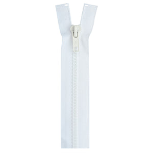 White zipper