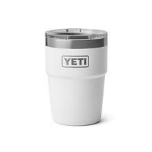 White Yeti Rambler 16 oz Stackable Cup