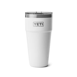 White Yeti Rambler 30 oz Stackable Cup