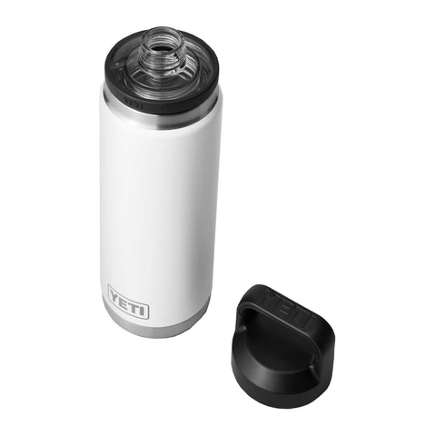 White Rambler Bottle with Chug Cap