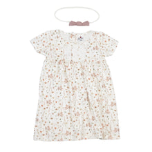 Wildflower, Girls' Summer Knit Dress with Headband A300