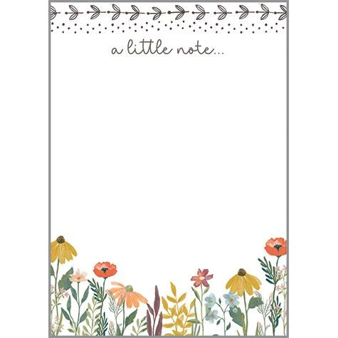 wildlower stems, Memo Pads 542