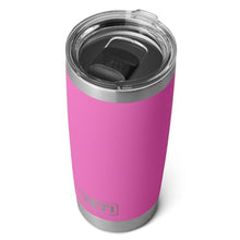 Wildflower fuchsia YETI Rambler 20 oz. travel mug