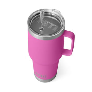 Wildflower Fuchsia Yeti Rambler 35 oz Travel Mug with Handle