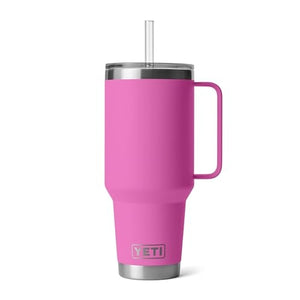 Wildflower Fuchsia YETI Rambler 42 oz Travel Mug with Handle