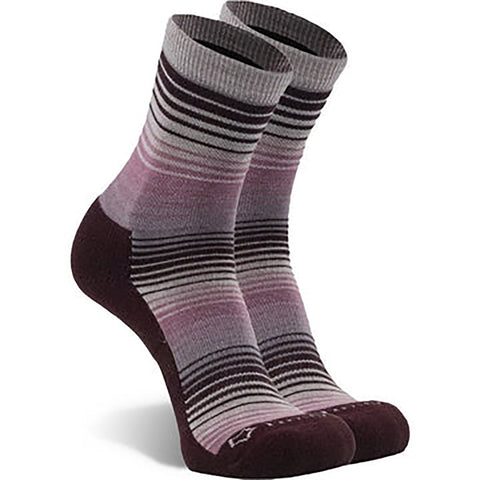 Wine Women's Hike Laurel Lightweight Crew Socks 4517-03148
