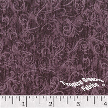 wine, Koshibo Swirl Print Polyester Fabric 048516