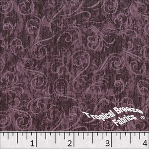 wine, Koshibo Swirl Print Polyester Fabric 048516