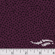 Standard Weave Tiny Print Poly Cotton Fabric Wine