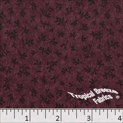 wine, Yoryu Print Polyester Fabric 048610