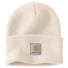 Winter white knit cap