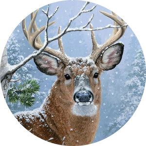 Fall and Winter Accent Magnets winter whitetail