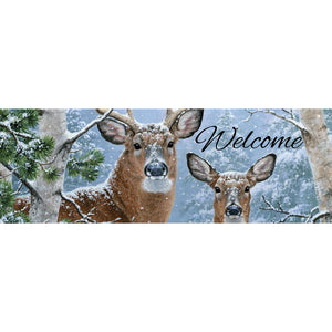 Fall and Winter Signature Signs winter whitetail