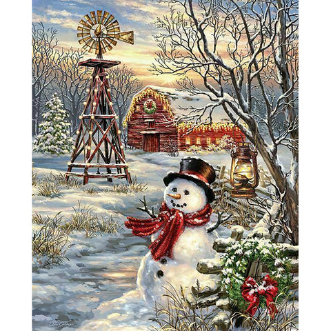 Winter Windmill 1000-Piece Puzzle 33-10904