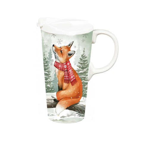 Ceramic Winter Grove Perfect Cup with Gift Box TKFPQ3CTC