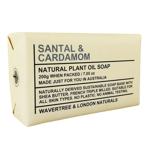 Santal and Cardamom Australian Natural Soap Bar WL-68
