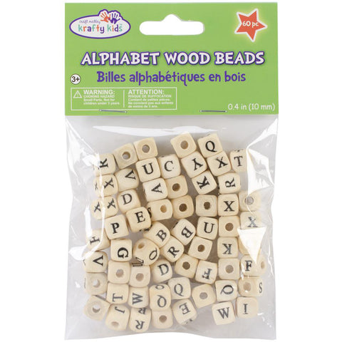 Wooden Alphabet beads