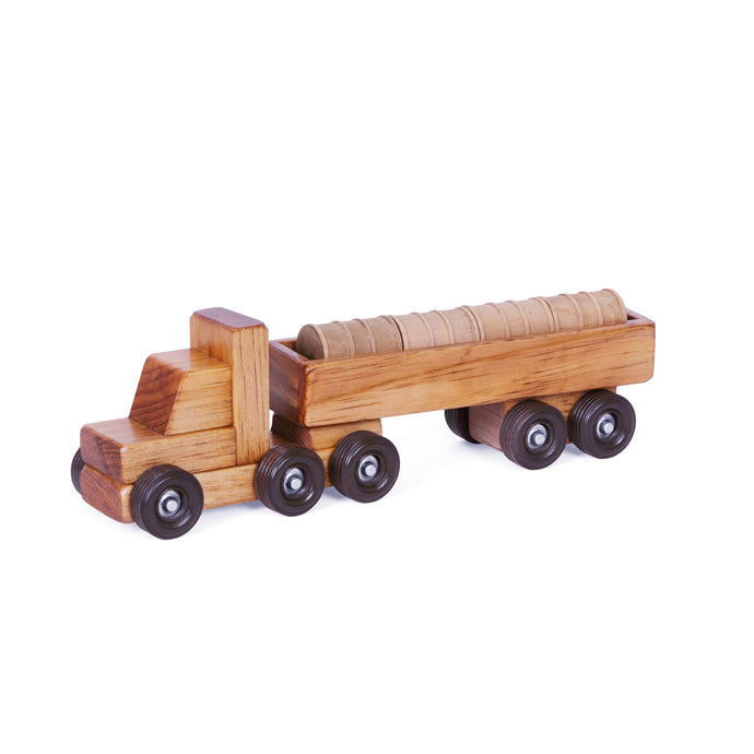 Wooden Barrel truck