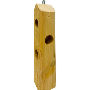 Log Jammer hardwood suet feeder from Pine Tree Farms
