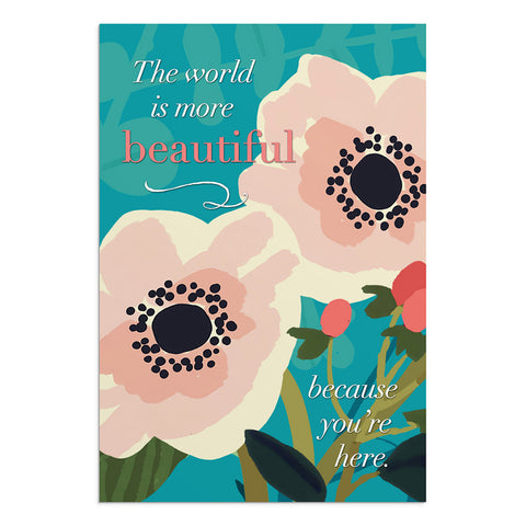 Floral birthday card